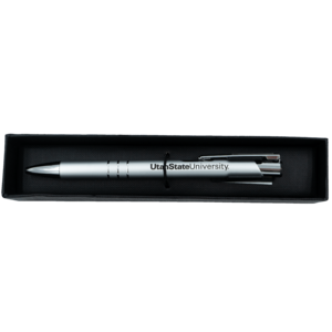 Utah State University Laser Engraved Silver Ballpoint Pen